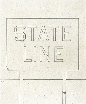 Ed Ruscha - Sign in Sandstorm