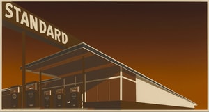 Ed Ruscha - Standard Station Mocha