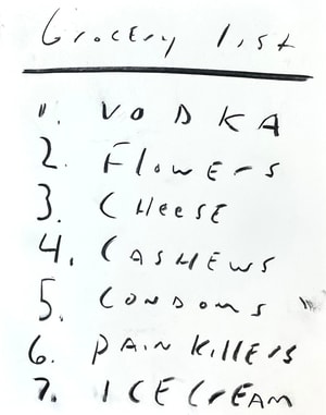 Eric Stefanski - Grocery List