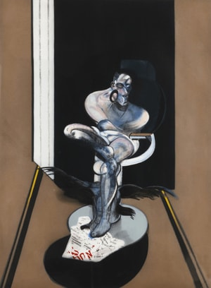 Francis Bacon - Seated Figure , after Seated Figure 1977