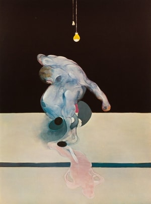 Francis Bacon - Triptych, March 1974 - centre panel, 1978
