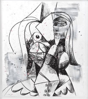 George Condo - Large Female Figure