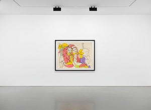 George Condo - Reclining Nude Forms (State I)