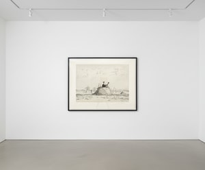 George Condo - Untitled (Delineated Facial Composition)