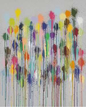 Ian Davenport - Colour Splat Fizz