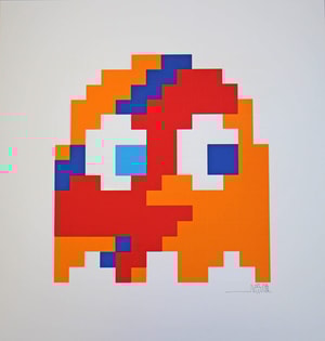 Invader - Aladdin Sane Clyde (Orange)