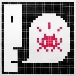 Invader - Alert : System Infected (grey)