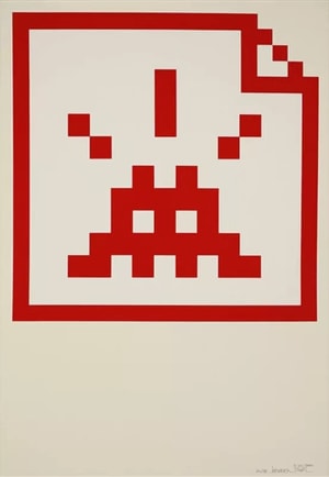 Invader - Space File Red