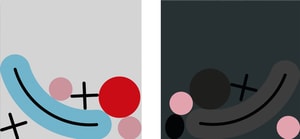 James Joyce - Deconstructed Clown - Grey and Black