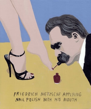 Javier Mayoral - Nietzsche Applying Nail Polish