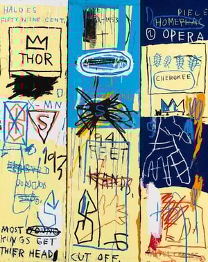 Jean-Michel Basquiat - Charles The First, from Portfolio II