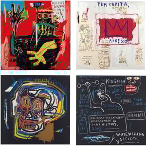 Jean-Michel Basquiat - Ernok, Per Capita, Untitled (Head), Rinso, from Portfolio I