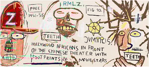 Jean-Michel Basquiat - Hollywood Africans