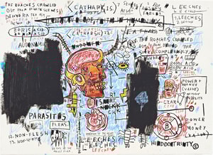 Jean-Michel Basquiat - Leeches