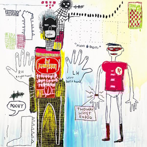 Jean-Michel Basquiat - Piano Lesson, from Superhero Portfolio
