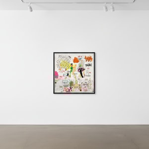 Jean-Michel Basquiat - Riddle Me This, from Superhero Portfolio