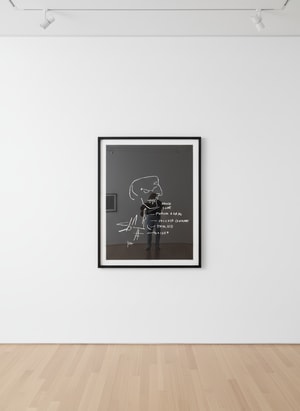 Jean-Michel Basquiat - Thyroid, from Anatomy