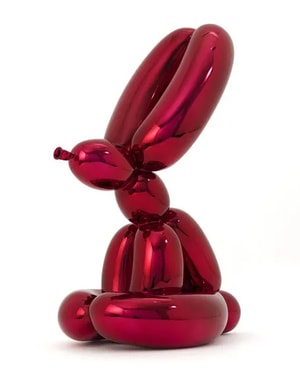 Jeff Koons - Balloon Rabbit (Red)