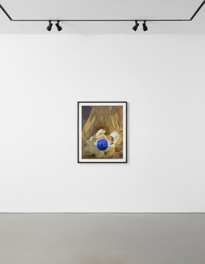 Jeff Koons - Gazing Ball (Fragonard Girl with Dog)