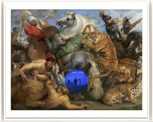 Jeff Koons - Gazing Ball (Rubens Tiger Hunt)