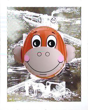 Jeff Koons - Monkey Train (Dots)