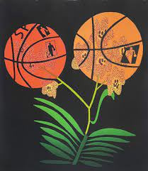 Jonas Wood - Double Basketball Orchid (State II)