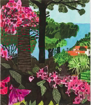 Jonas Wood - Four Landscapes (Summer)