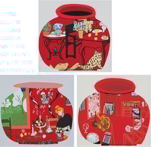 Jonas Wood - Matisse Pots