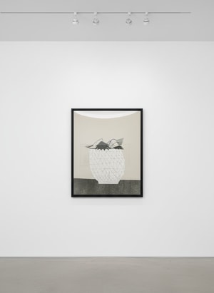 Jonas Wood - Untitled (Basketball)