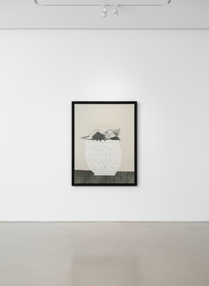 Jonas Wood - Untitled (black and grey)