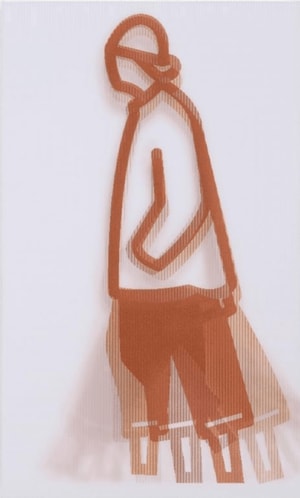 Julian Opie - Old Street Walkers: Turned Up