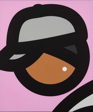 Julian Opie - Paper Head 3