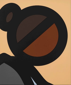 Julian Opie - Paper Head 4