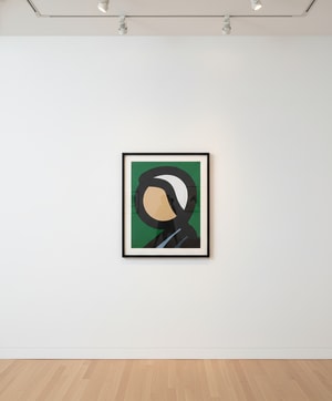 Julian Opie - Paper Head 8