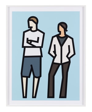 Julian Opie - Standing Couples 1