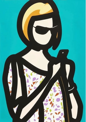 Julian Opie - Tourist With Blouse