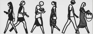 Julian Opie - Walking In Melbourne 7