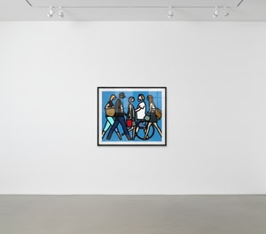 Julian Opie - Walking in Melbourne