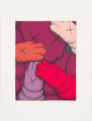 KAWS - Urge II (maroon)