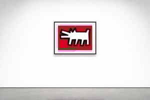 Keith Haring - Barking Dog from Icons