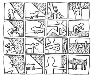 Keith Haring - Blueprint Drawing 11 (Littmann PP. 180)