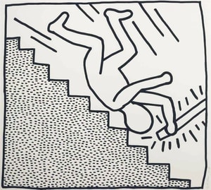 Keith Haring - Blueprint Drawing 16 (Littmann PP. 183)