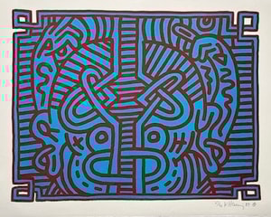 Keith Haring - Chocolate Buddha 1 (Littmann PP. 123)