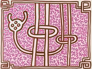 Keith Haring - Chocolate Buddha 3 (Littmann PP. 124)
