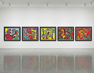 Keith Haring - Flowers Full Portfolio