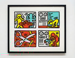 Keith Haring - Pop Shop Quad III (Littmann PP. 142)