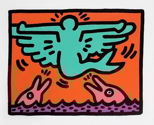 Keith Haring - Pop Shop V (B) (Littmann PP. 148)