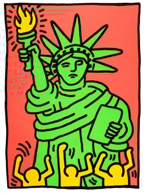 Keith Haring - Statue of Liberty (Littmann PP. 63)