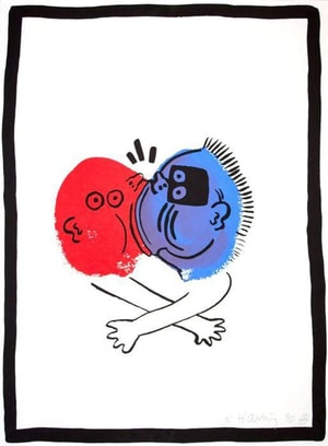 Keith Haring - The Story of Red and Blue 19 (Littmann PP. 129)