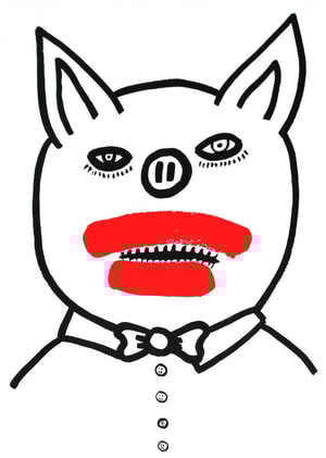 Keith Haring - The Story of Red and Blue 3 (Littmann PP. 129)